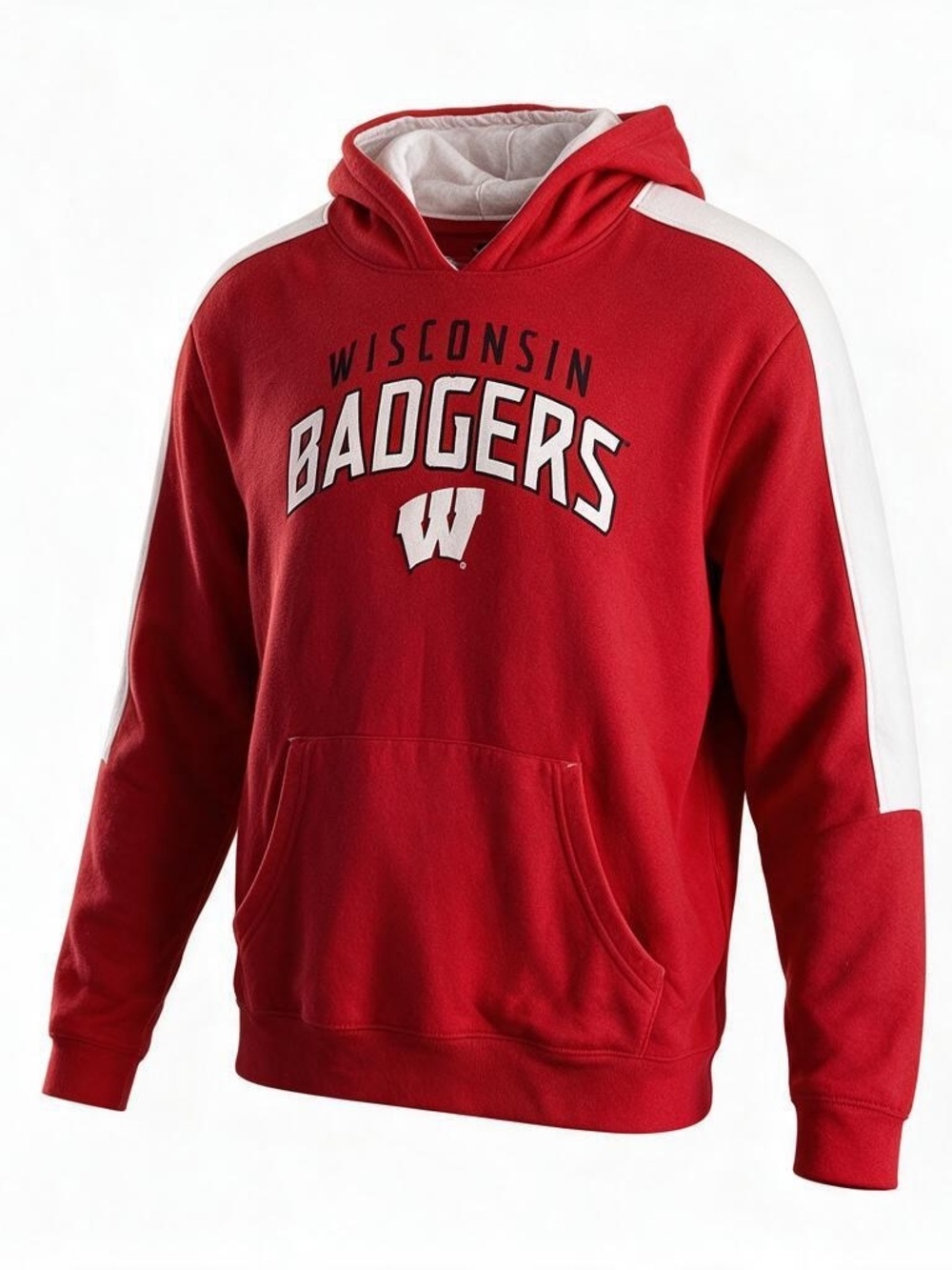 Fanatics University Wisconsin Badgers Red Hoodie Sweatshirt Mens XL